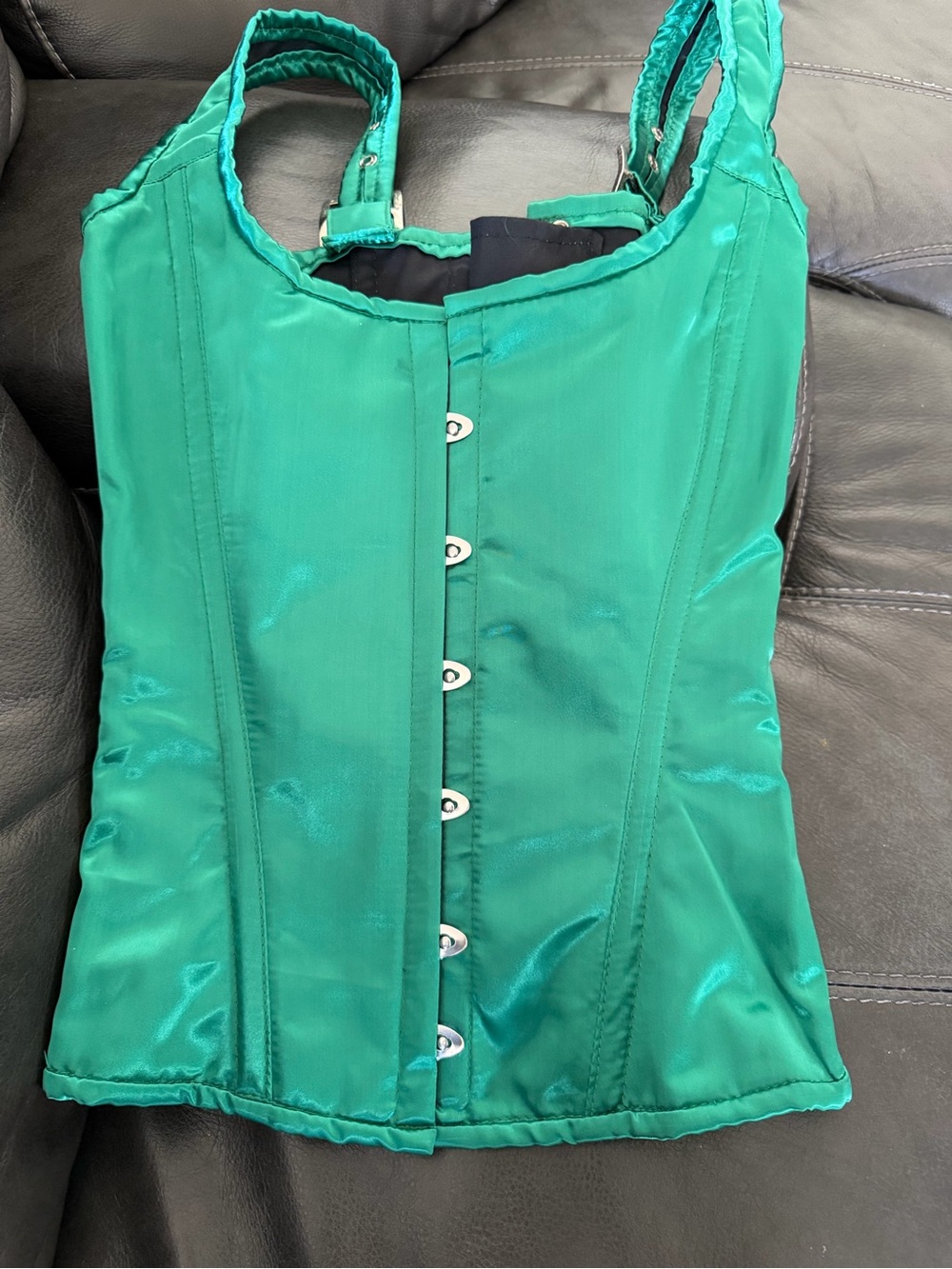 Satin corset